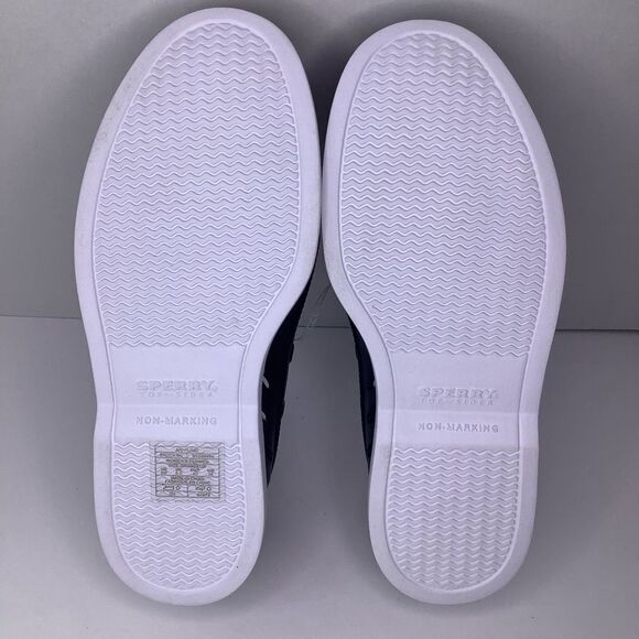 NWOT! Sperry Float Boat Black/White Rubber Women’s Slip On Shoes Sz 9M - Picture 6 of 10